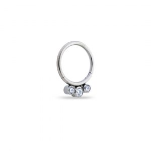 Aro clicker triple circonita