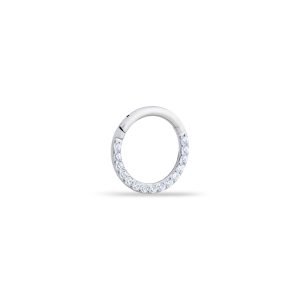 Aro clicker con circonita frontal