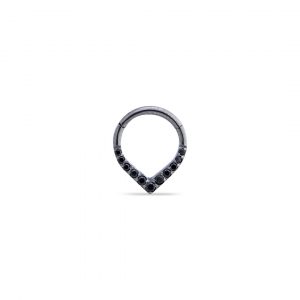 Aro clicker Horus con circonita