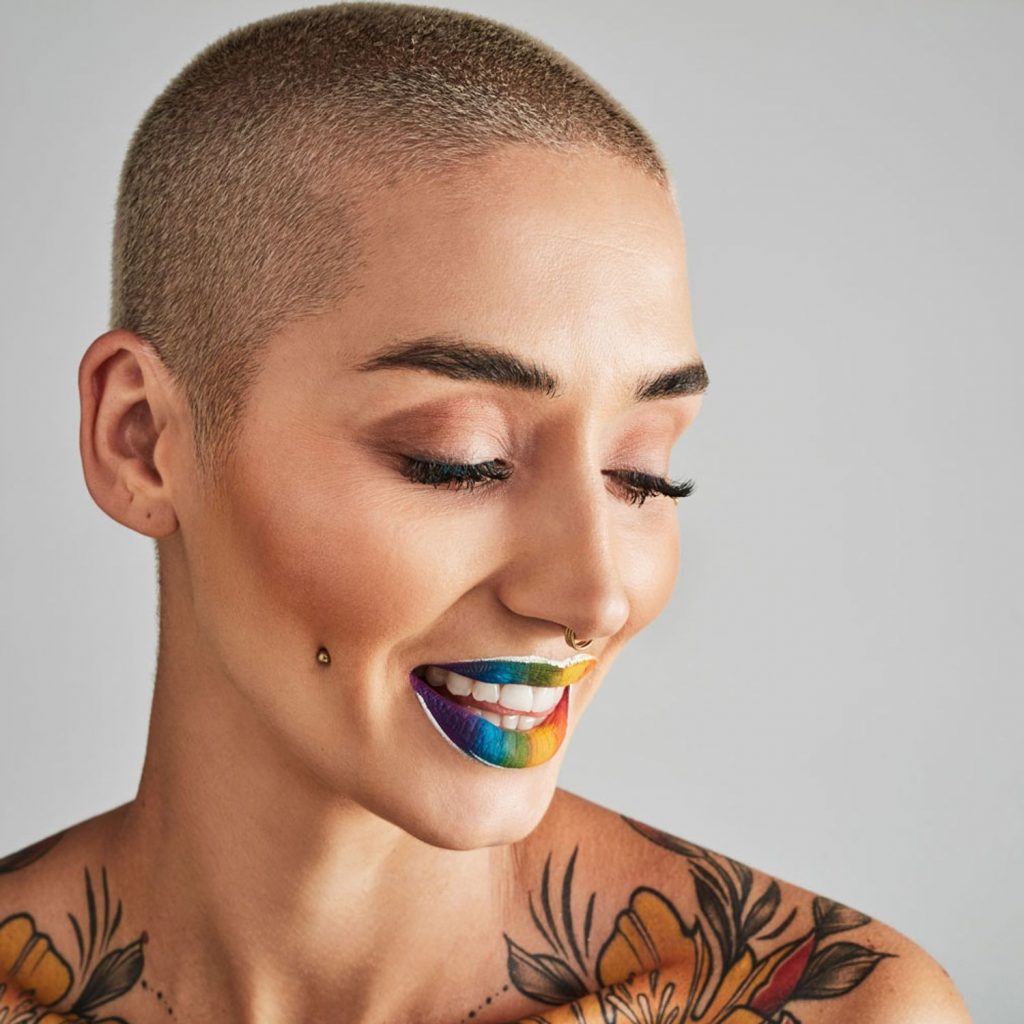 Mejilla piercing