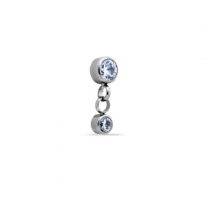 Colgante con 2 circonitas
