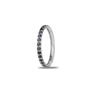 Aro lateral con piedra onyx