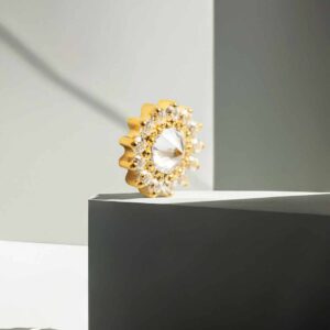Flor 5 (oro pvd)